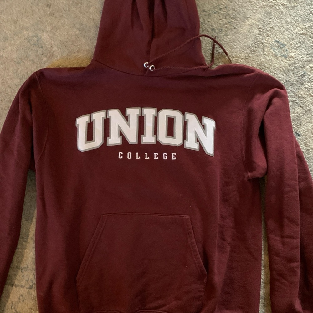 Union College Classic Hoodie Medium Champion Embroidered